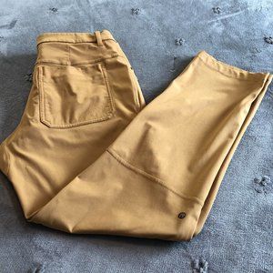 LULULEMON Athletica Men’s Pants tan sz 36       LL